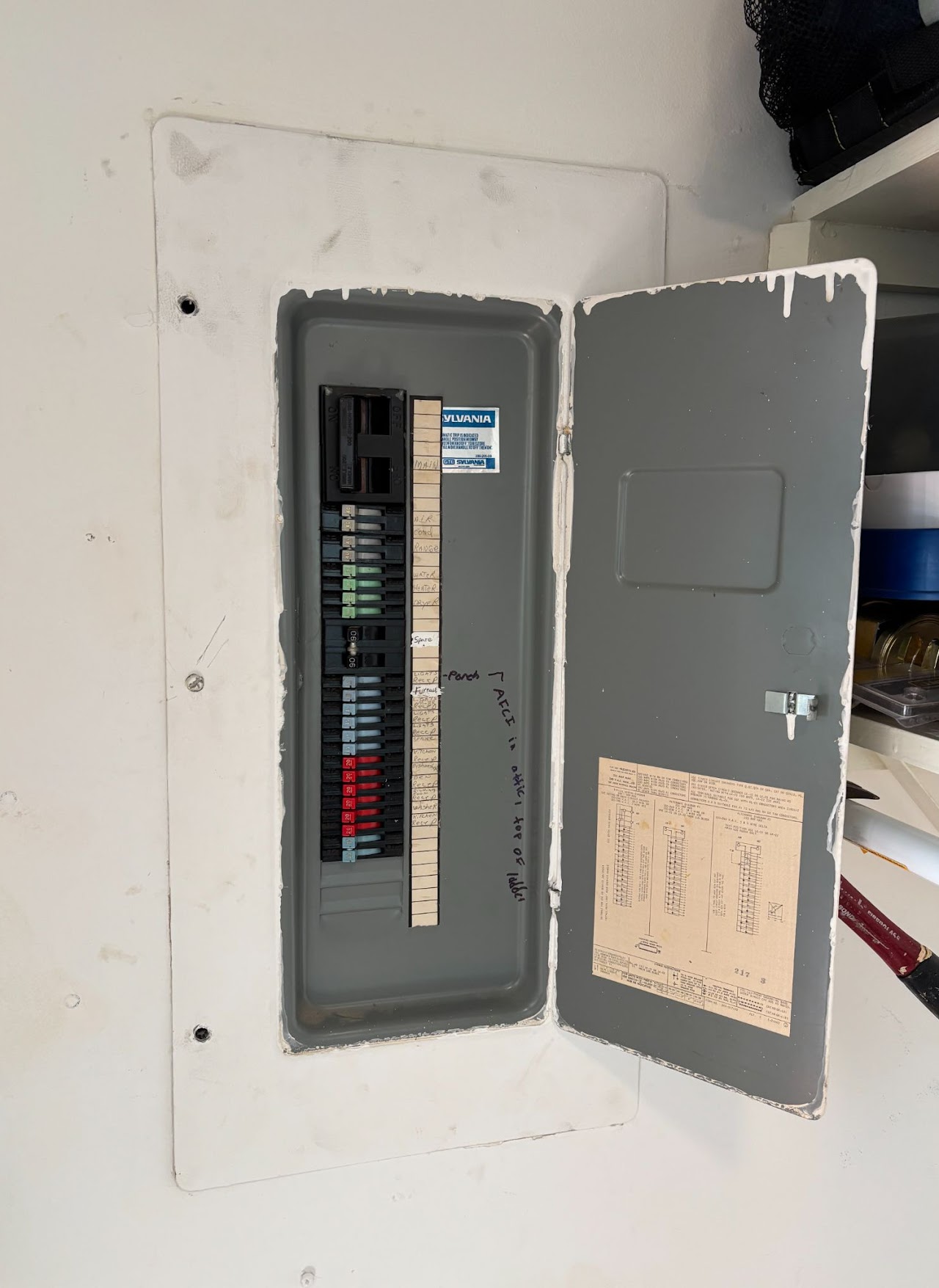 Residential service panel — labeled, organized, and ready for inspection